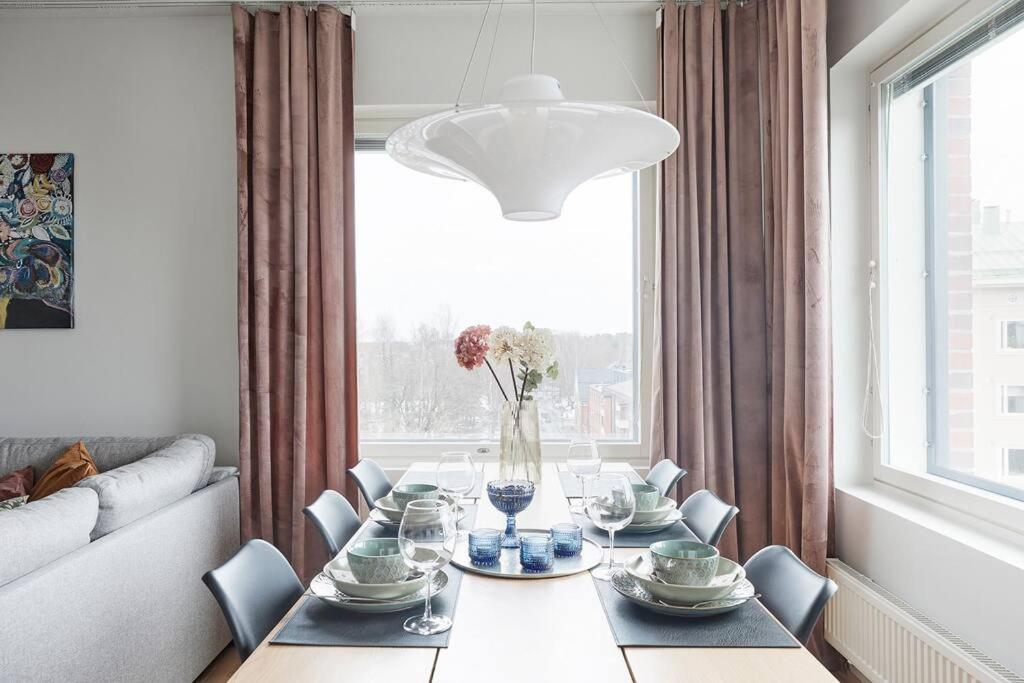 Rauhallinen Kolmio Omalla Saunalla Tampereen Keskustassa Bagian luar foto